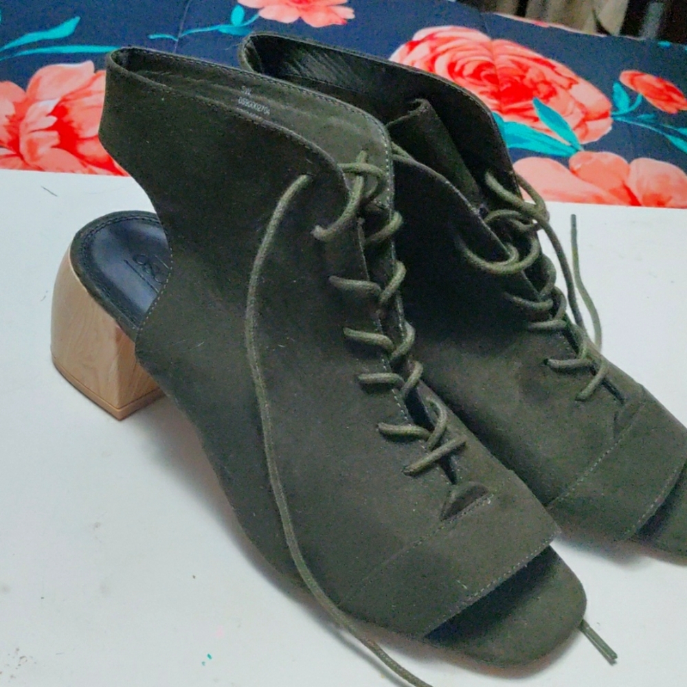 ASOS shoes block heel sandals size 7 NWOT